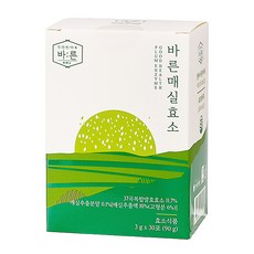 건강한약속바른 매실 효소 곡물 발효 유산균 30p, 90g, 1개