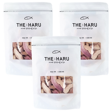THEHARU 香甜粉色蜜桃脆片, 3包, 50g