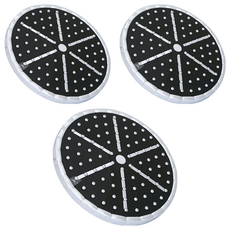 KOXINA向日葵Sun Head淋浴噴頭, 黑色, 3個