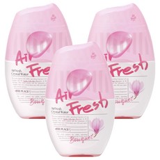 에어후레쉬 크리스탈워터 실내용 대용량 방향제, 400ml, 3개, 부케향