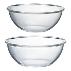 HARIO 好璃奧 淺型調理缽, 2入調理缽, 1組