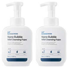 닥터방기원 나노 버블 마일드 클렌징 폼, 500ml, 2개