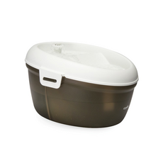 Dog&CatH2O 有氧濾水機 1.2L 活性碳過濾 多角度飲水設計 斜面流水 食品級材質, 時尚白, CH005-W, 1入