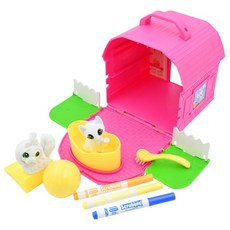 Crayola 繪兒樂 彩繪百變毛小孩趣味果園, 彩色, 1組