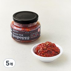 담은차이 좋은 양념 가득한 청어알 비빔젓갈, 250g, 5개