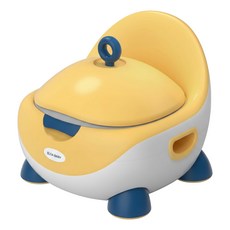 KiKimmy 蛋型兒童輔助學習馬桶 H1016 35 x 33.5 x 30cm 1.6kg, 黃色