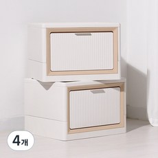 OLIVING 模組開放式收納箱 400, 白米色, 400 x 350 x 280 mm, 4個