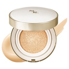 NATURE REPUBLIC 人參安瓶氣墊粉餅 正裝 15g + 補充蕊 15g 套組 SPF50+ PA+++, 1個, N21 明亮米色