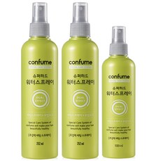Confume 超強定型頭髮水性噴霧 252ml x 2入 + 100ml x 1入 套組, 1套