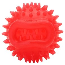 EETOYS 大嘴藏食球 1入 柔軟耐咬材質 藏食設計 清潔牙齒 小型犬適用 增加玩樂趣味, 單色, 小(6.5cm)