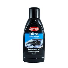 CarPlan 卡派爾 Ultra 玻璃拋光劑 500ml, 去除油膜水痕, 深度清潔, 1瓶