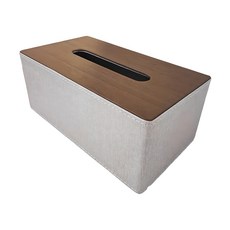 PAVRO 巴芙洛 北歐PU皮革面紙盒, 珠光白 A款