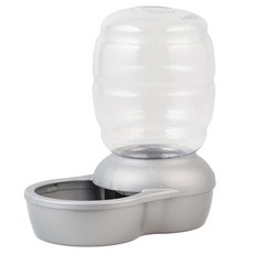 Petmate Replendish Microban技術 寵物自動餵食器, 灰色, 1個