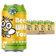 愛蜂園 愛泡泡蜂蜜氣泡飲, 24個, 330ml