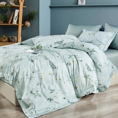 LoveCity 寢城之戀 吸濕排汗萊賽爾天絲單人兩用被床包組