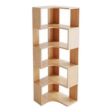 轉角書架 320-SY, 5層, 賽杉木色