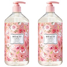BOUQUET GARNI 香氛沐浴乳 持香6小時以上 改善肌膚紋理 鎮靜保濕肌膚 白麝香, 1L, 2瓶
