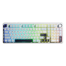 AULA 독거미 유무선 블루투스 기계식 키보드, Sea Fog, F99 Pro, 성시축