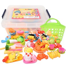 OZ TOY 蔬果切切樂玩具組, 隨機出貨(購物籃)