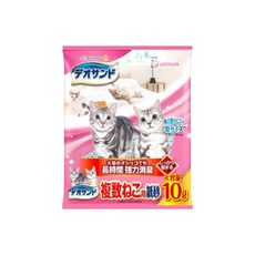 Deo Sand 長時間消臭型紙砂 強效版, 天然紙質顆粒, 更易吸附異味, 清潔整理不占空間, 無香, 10L, 1袋