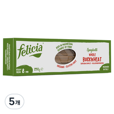 펠리시아 유기농 통메밀 스파게티, 250g, 5개