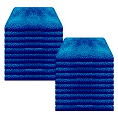 World Clean 多功能超細纖維抹布 小型 藍色, 20個