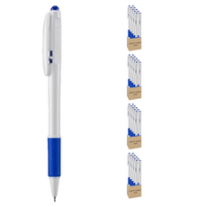 LIBERTY 利百代 自動原子筆 0.48mm 10支, 藍色, 4盒