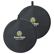 Breeze Moon 彈出式垃圾桶收納整理桶, 1層, 2個, 現代黑