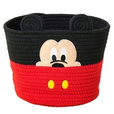 MICKEY MOUSE 米奇 玩具收納籃 聚纖纖維, 27 x 19cm, 1個