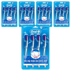 Oral-B 歐樂B 3D全方位亮白牙刷, 4件, 5個
