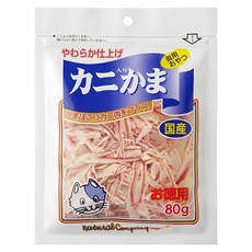 藤澤商事 貓零食, 蟹肉絲, 80g, 1包
