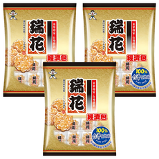 旺旺 瑞花經濟包, 350g, 3袋