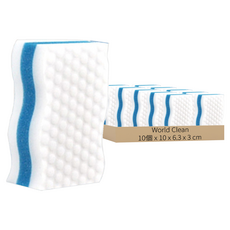 World Clean 強力耐用奈米神奇海綿, 10個