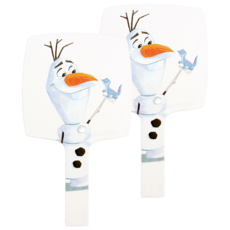 七星冰雪奇緣 2 奧拉夫方形手鏡架, 混色, 2個