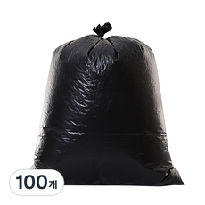 VERONA 扁平廢棄物回收袋黑色, 100L, 100個