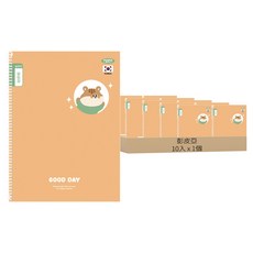 Penpia 1000 國小生用彈簧聯絡簿 10入組, 隨機發貨, 1個