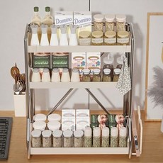 O.Laple 頂級調味罐廚房層架, 奶油黃