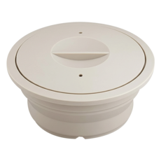 加熱容器 圓形Silicone硅膠蒸籠 RE-7262 象牙色, 1個, 205mm