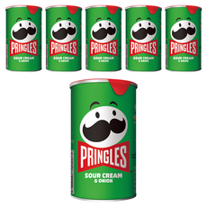 프링글스 사워크림 앤 어니언, 53g, 6개