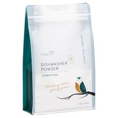 deepure 淨森林 洗碗機專用環保洗碗粉, 1.2kg/42.3oz, 1包