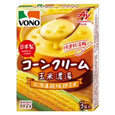 VONO 醇緻原味 玉米濃湯 北海道的美味 超級甜玉米 15秒即可享用, 57.6g, 1盒