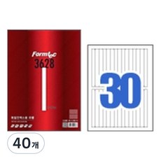 Formtec 豐德 LQ-3628 雷射噴墨標籤, 40張