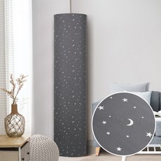 더자리 트윙클 스탠드형 에어컨커버, 트윙클차콜그레이