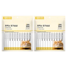 무마진 고양이 짜먹는 간식 40p, 닭가슴살, 480g, 2개