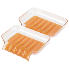 可悲的是排水肥皂托盤, 橘色, 2個