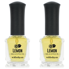 Widshan 檸檬護甲油和角質層油, 2個, 15ml