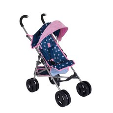 마마스앤파파스 장난감 인형 유모차, 네이비, 1개