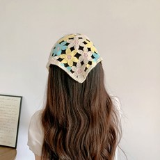 Afecto 可愛感性時尚三角頭巾帽