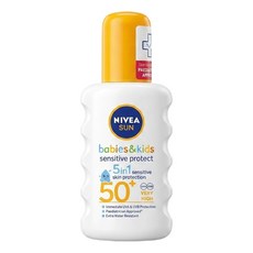 NIVEA 妮維雅 SUN 專業級防曬噴霧 敏弱益膚 SPF50+, 200ml, 1瓶