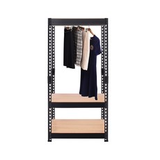 스피드랙 V2 봉1 3단 행거, 블랙